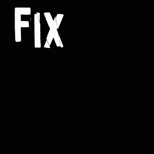 Black Background Saying Fix This Broken System