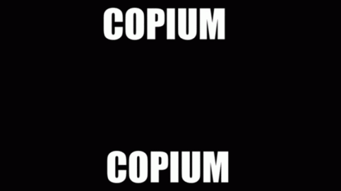 Black Background With Copium Copium