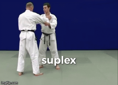 Black Belter Taekwondo Suplex GIF