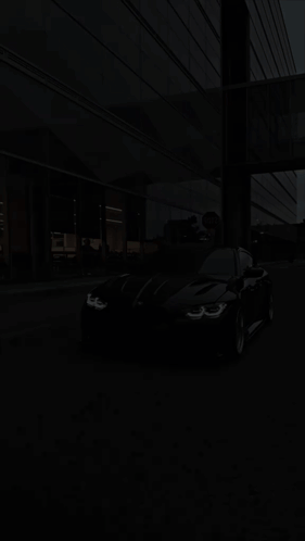 Black BMW Car With Logo on Front