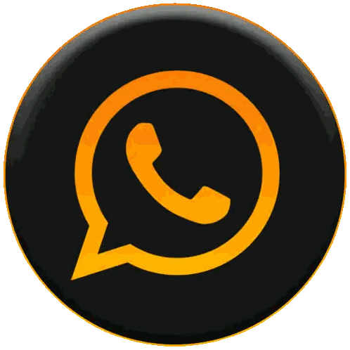Black Button With Yellow Phone Icon