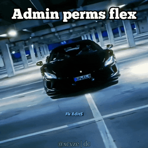Black Car Driving Admin Perms Flex