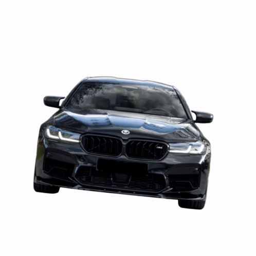 Black Car With BMW Logo on Hood