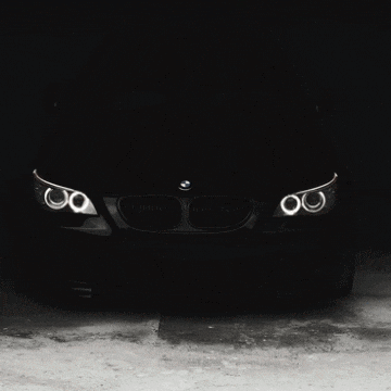 Black Car With BMW Logo