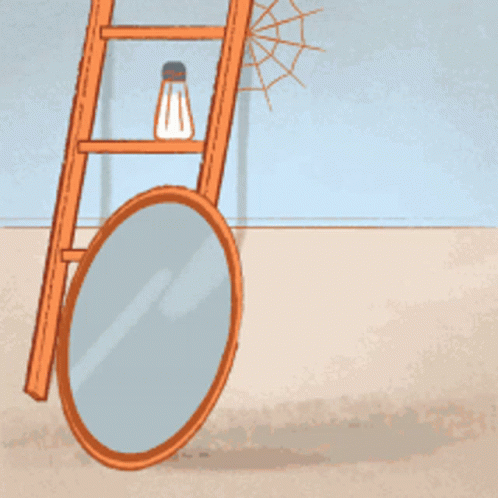 Black Cat Breaking Mirror Happy Friday The 13th GIF