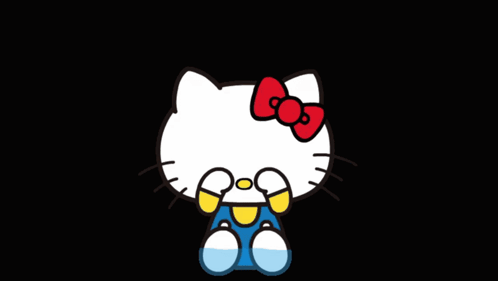 Black Cat Floating In Water GIF