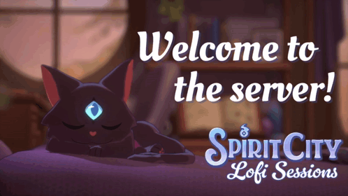 Black Cat Lying on Bed Spirit City Lofi