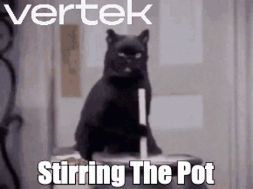 Black Cat Sitting on Bucket