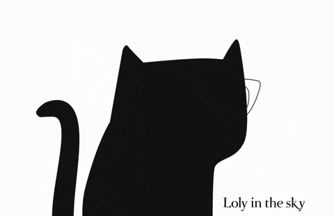 Black Cat Thug Life GIF