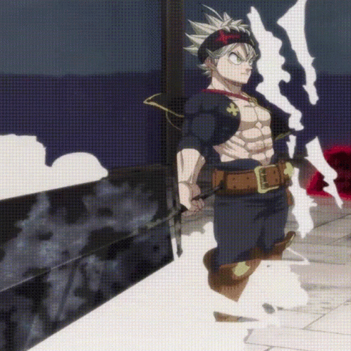 Black Clover Asta Lightning Magic GIF