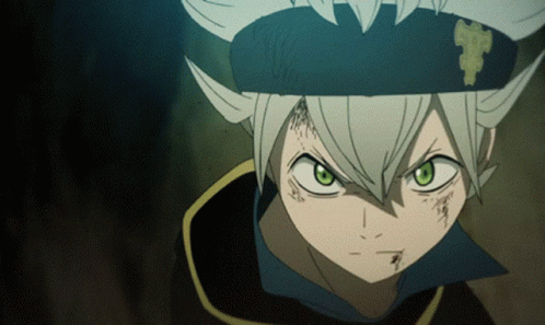 Black Clover Asta Sword Attack GIF