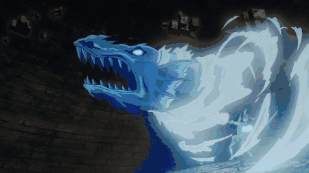 Black Clover Noelle Dragon Head GIF