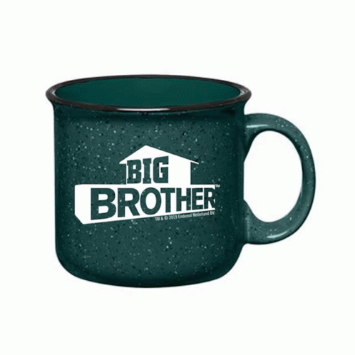 Black Coffee Mug With Big Brother Logo