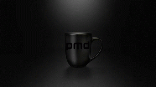 Black Coffee Mug With PMD