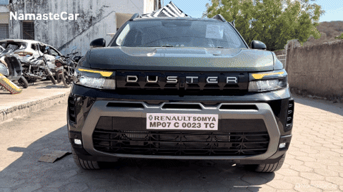 Black Duster With License Plate MP07C 0023 TC