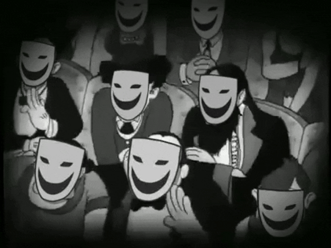 Black Ghost Mask Gang GIF