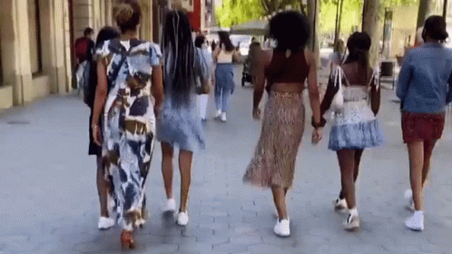 Black Girl Magic Vogue Walk GIF