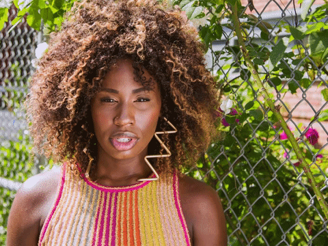 Black Girl Screams Art GIF