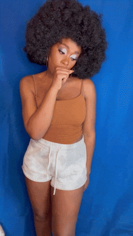 Black Girl Standing Sassy Ahem GIF