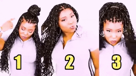 Black Girl Youtube Tutorial Hair Twist GIF
