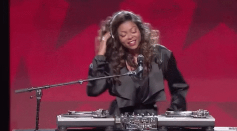 Black Girls Rock Dj Taraji Henson GIF
