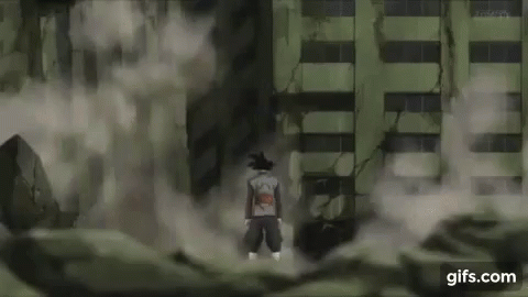 Black Goku 480 X 270 Gif GIF
