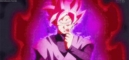 Black Goku 498 X 231 Gif GIF