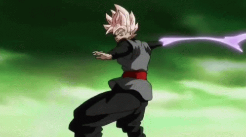 Black Goku 498 X 278 Gif GIF