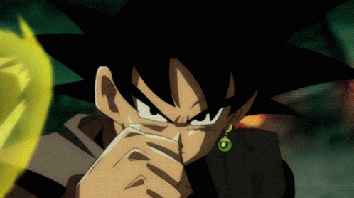 Black Goku Defense GIF