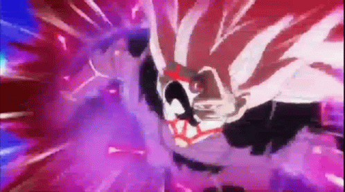 Black Goku Wearing Mask Fighting GIF