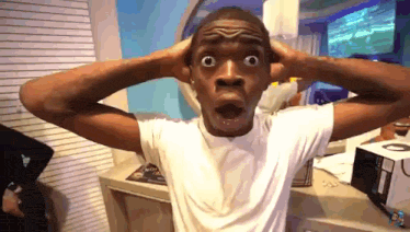 Black Guy Black Shocked Gif GIF