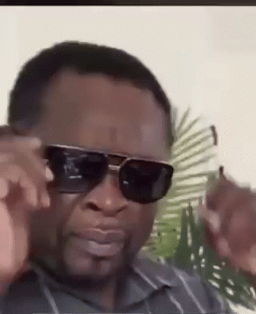 Black Guy Changing Glasses GIF