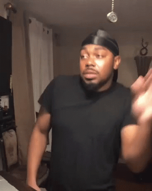 Black Guy Do Milly Rock Inside The Room GIF