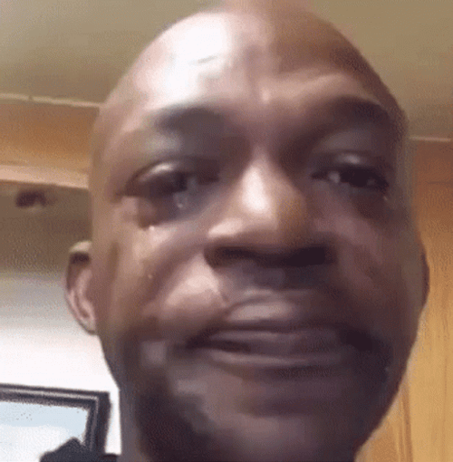 Black Guy Teardrop Crying Funny Meme GIF