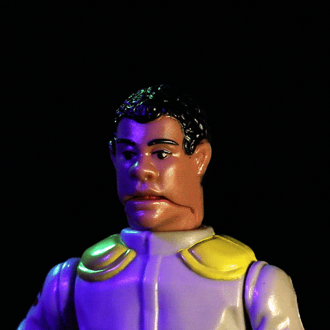 Black Guy Toy Scream GIF