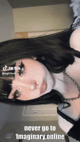 Black-Haired Girl Says Never Go to Imaginary.online