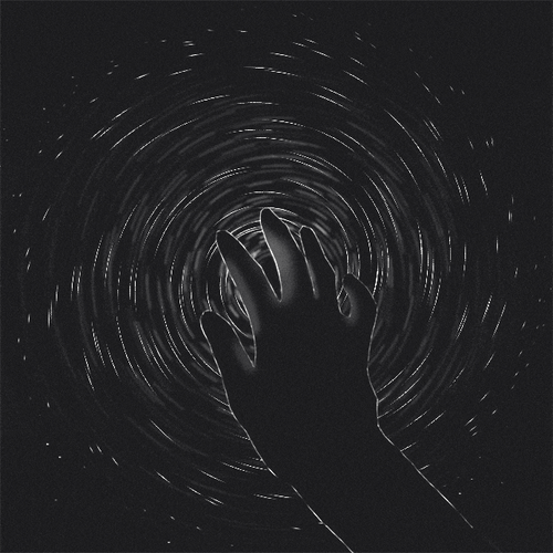 Black Hand Dark Loop GIF