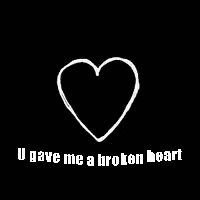 Black Heart Breakin Apart GIF