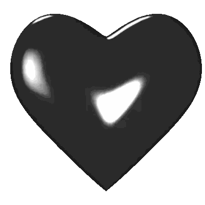 Black Heart With White Triangle