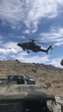Black Helicopter Flying Fast Sideways GIF