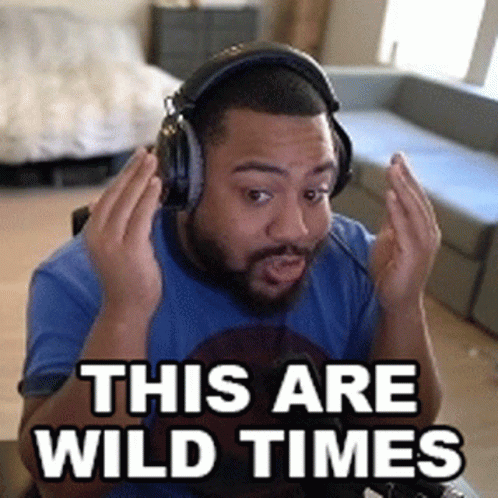 Black Hokage This Are Wild Times GIF