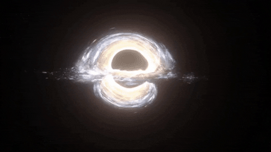 Black Hole Space Glow GIF