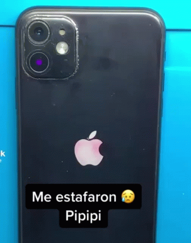Black iPhone Sticker Me Estaaron Pipipi