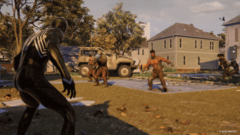 Black Iron Spider Video Game Clip GIF