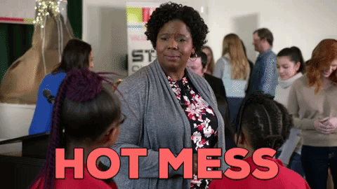 Black-ish Sitcom Hot Mess GIF