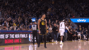 Black Jersey Jordan Poole Dancing GIF