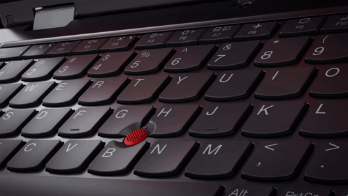 Black Keyboard With Red Button on N Key