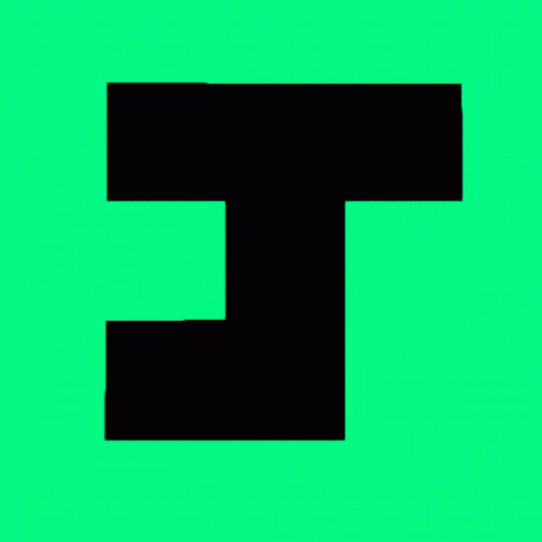 Black Lego Letter J GIF