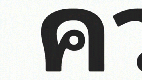 Black Letters Saying A And B GIF