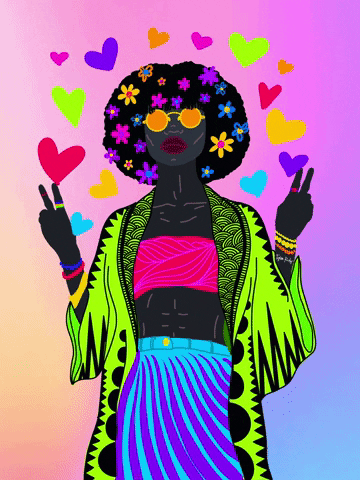 Black Lives Matter Hippie GIF